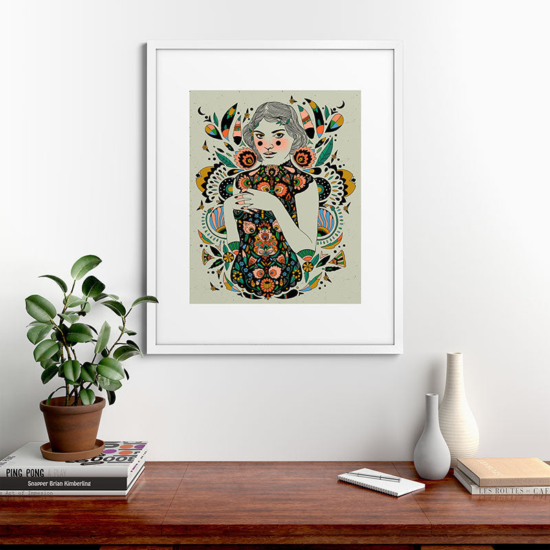 A Future Bright Framed Art Print