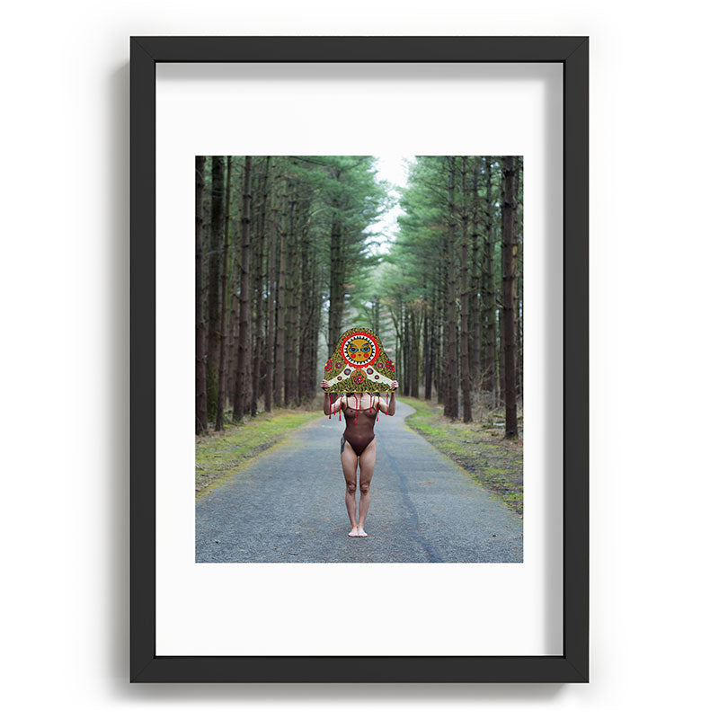 "The Veil" Mask II Framed Art Print