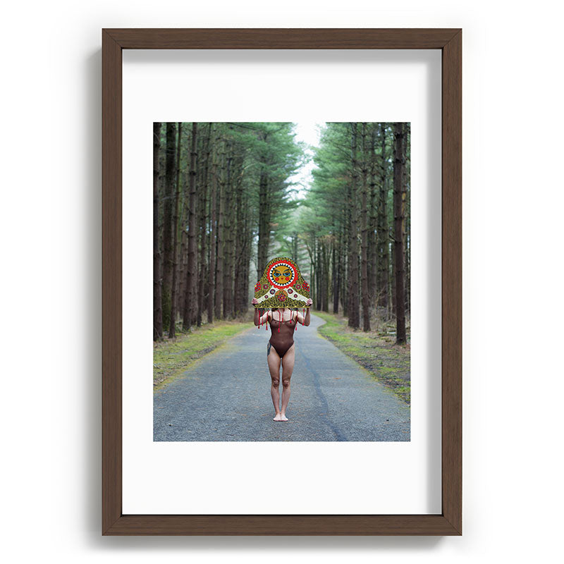 "The Veil" Mask II Framed Art Print