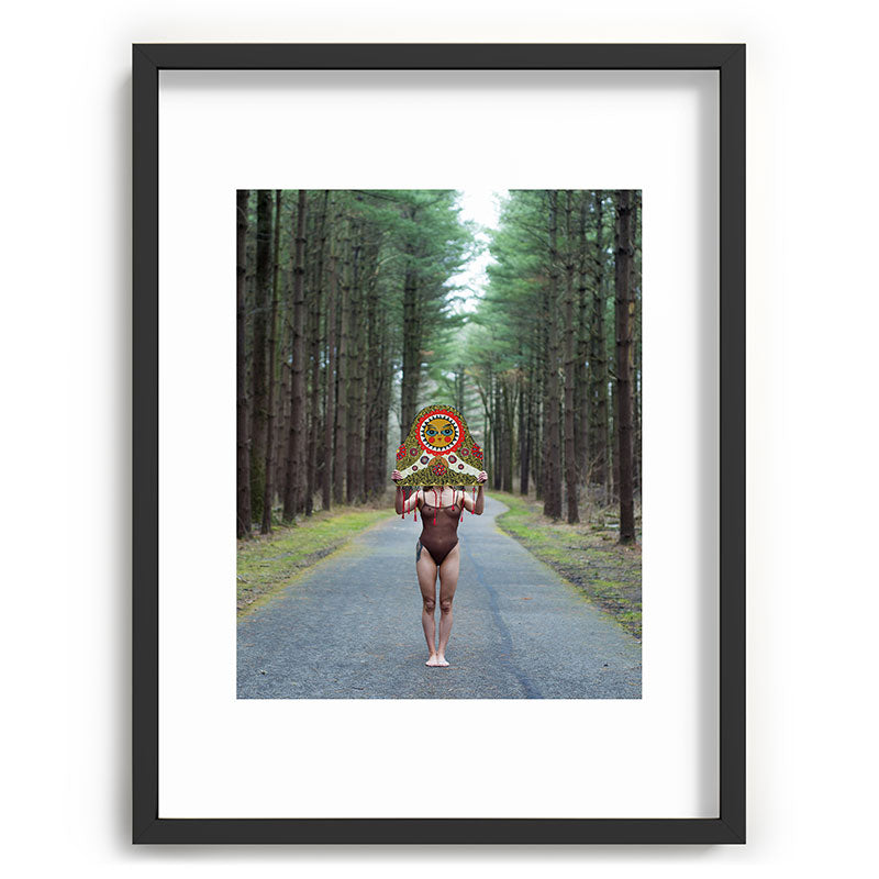 "The Veil" Mask II Framed Art Print