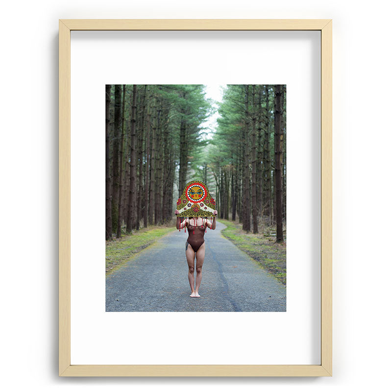 "The Veil" Mask II Framed Art Print