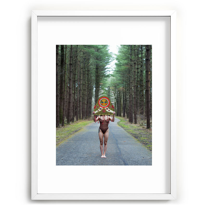 "The Veil" Mask II Framed Art Print