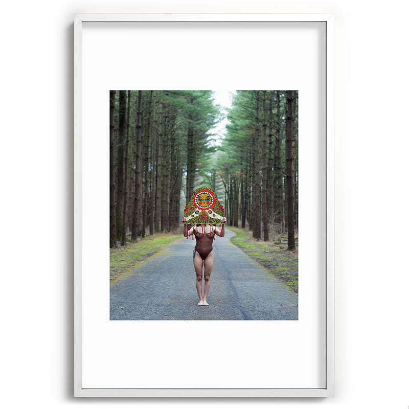 "The Veil" Mask II Framed Art Print