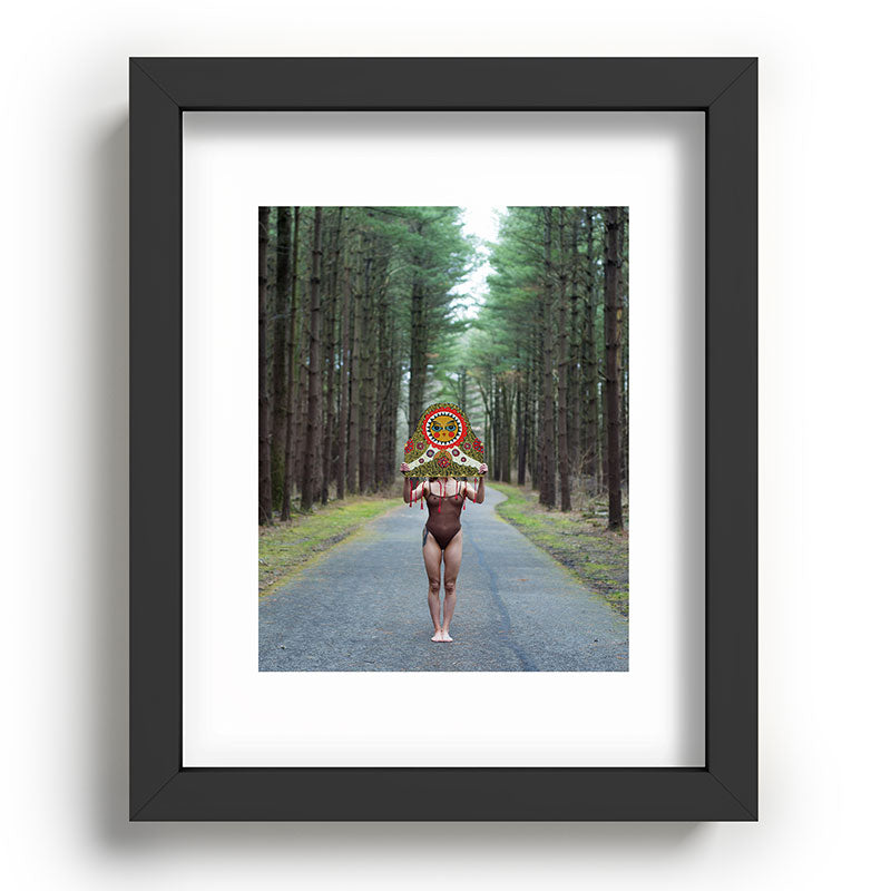 "The Veil" Mask II Framed Art Print