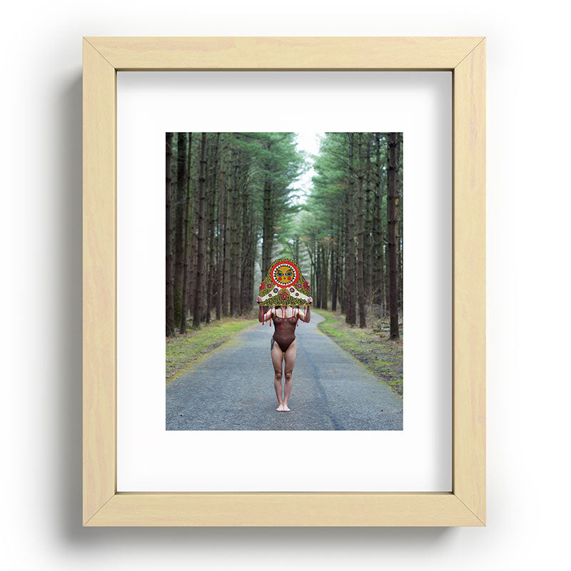 "The Veil" Mask II Framed Art Print