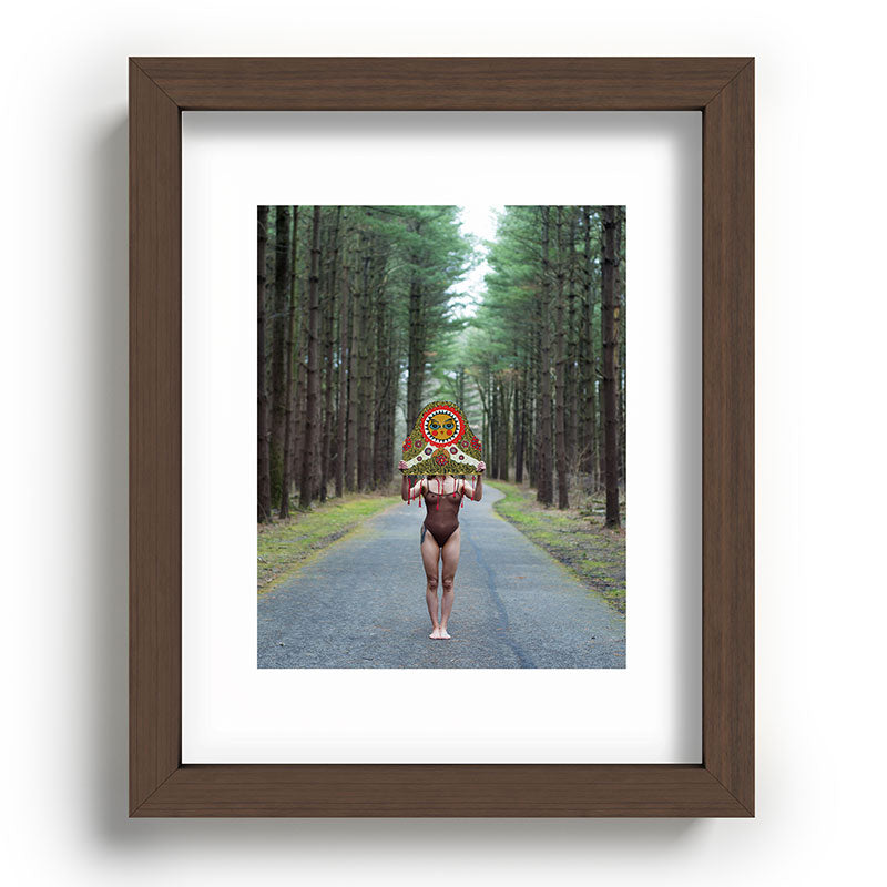 "The Veil" Mask II Framed Art Print