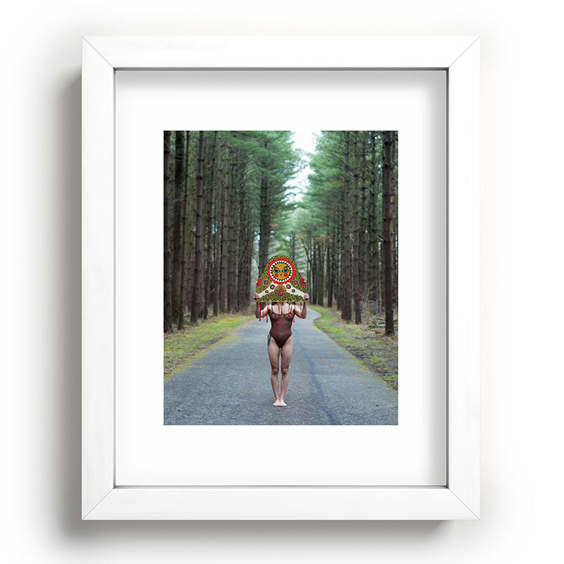 "The Veil" Mask II Framed Art Print