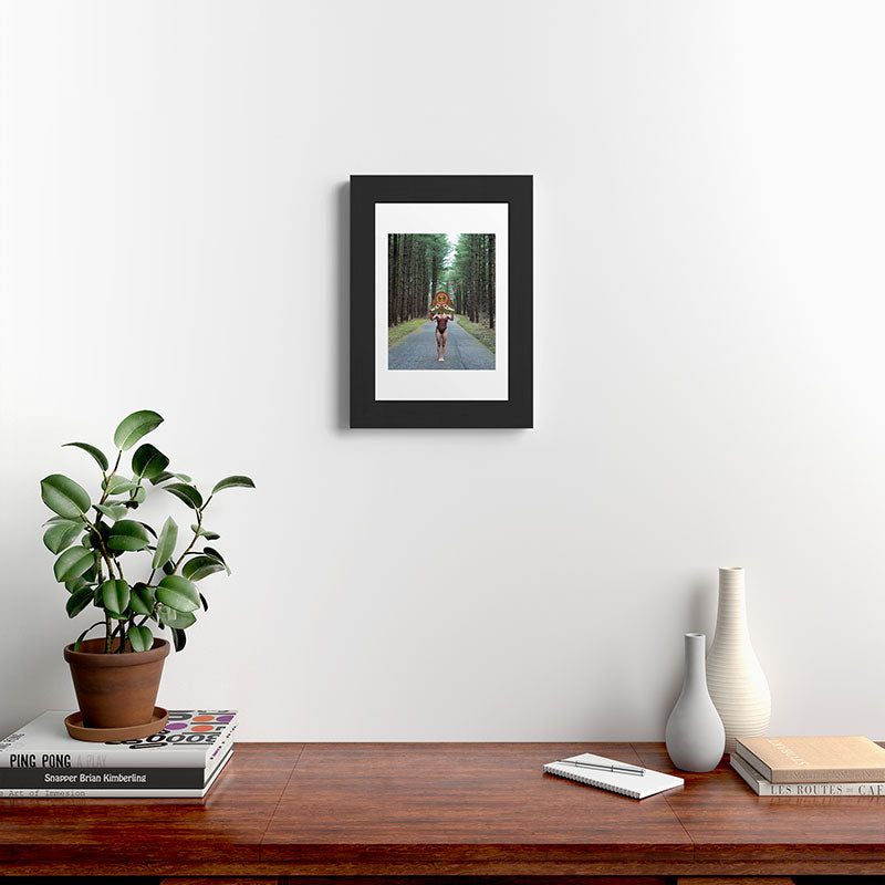 "The Veil" Mask II Framed Art Print