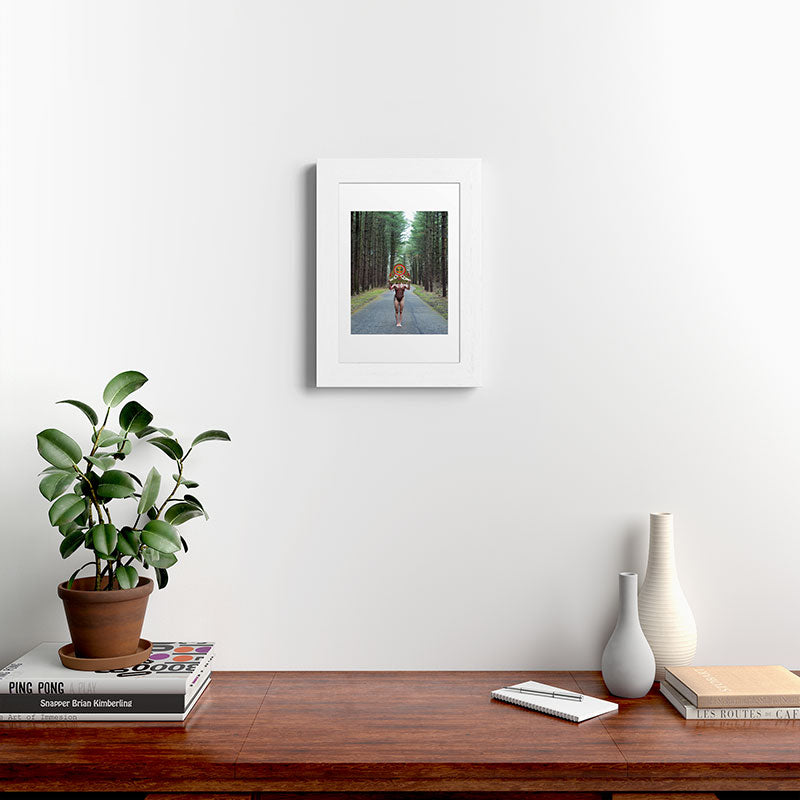 "The Veil" Mask II Framed Art Print