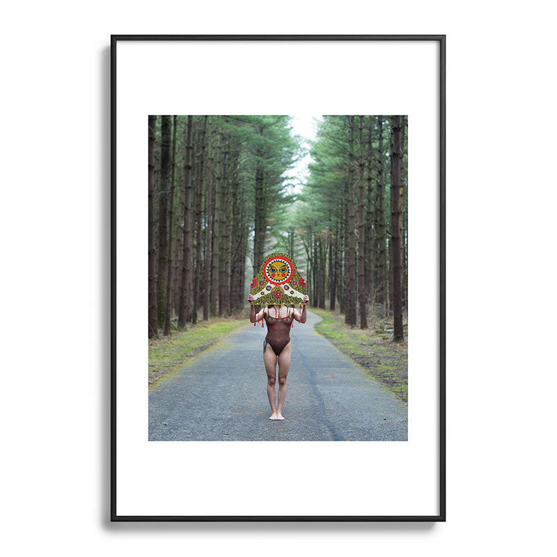 "The Veil" Mask II Framed Art Print