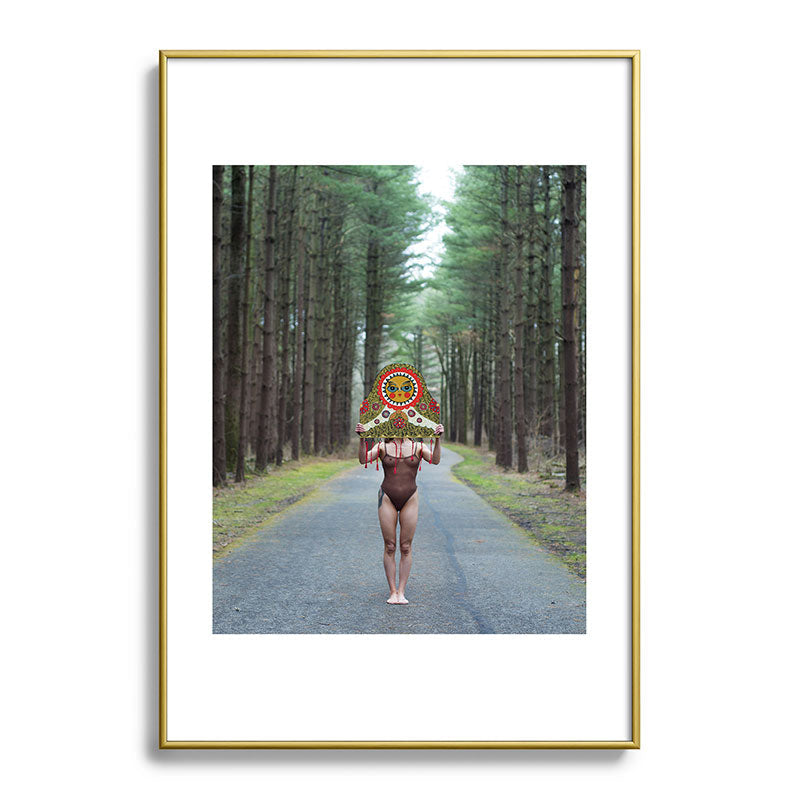 "The Veil" Mask II Framed Art Print