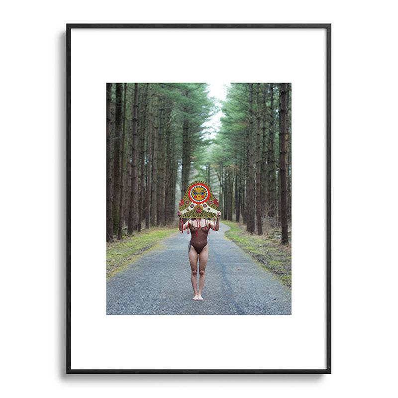 "The Veil" Mask II Framed Art Print