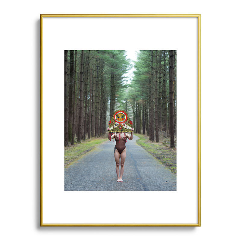 "The Veil" Mask II Framed Art Print