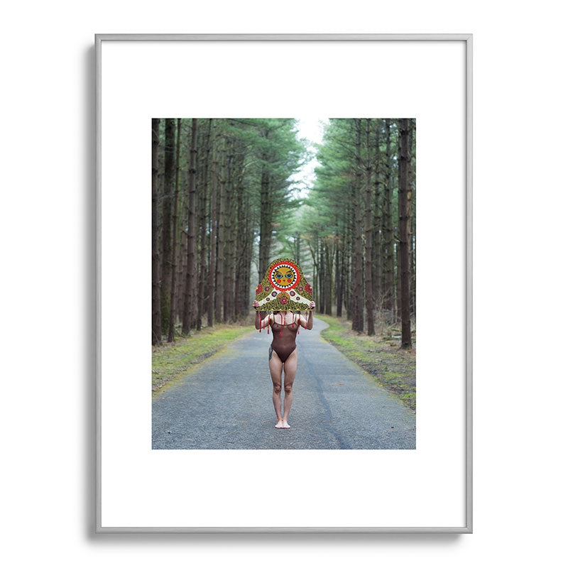 "The Veil" Mask II Framed Art Print