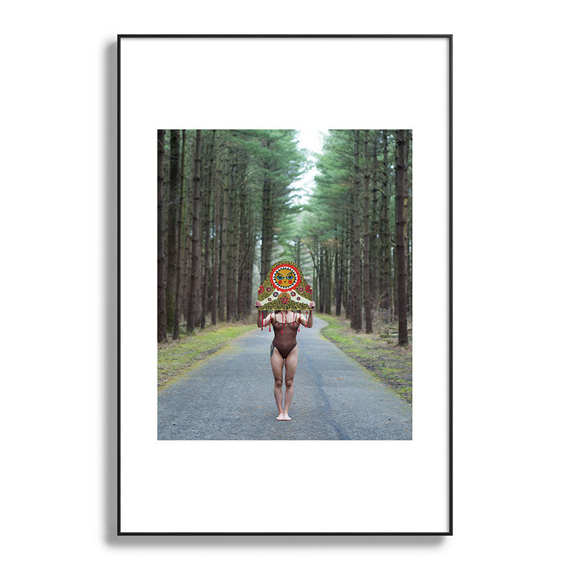 "The Veil" Mask II Framed Art Print