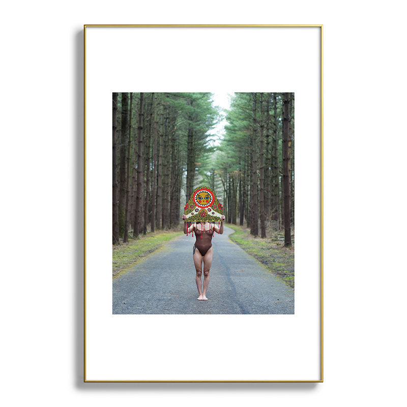 "The Veil" Mask II Framed Art Print