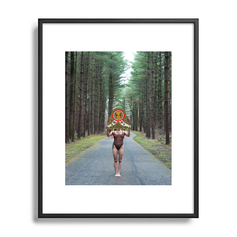 "The Veil" Mask II Framed Art Print