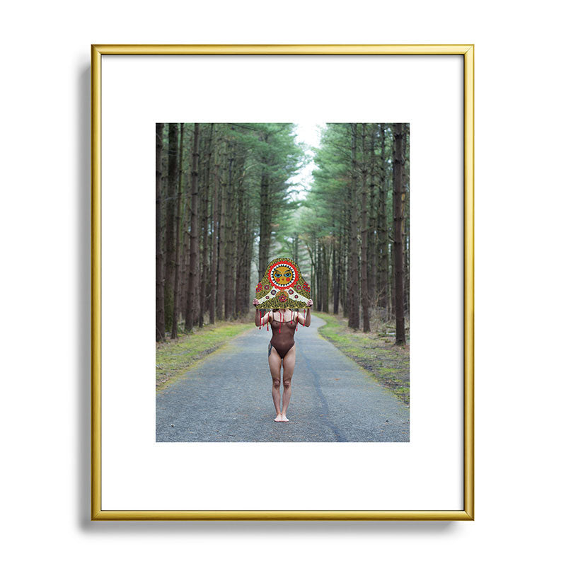"The Veil" Mask II Framed Art Print