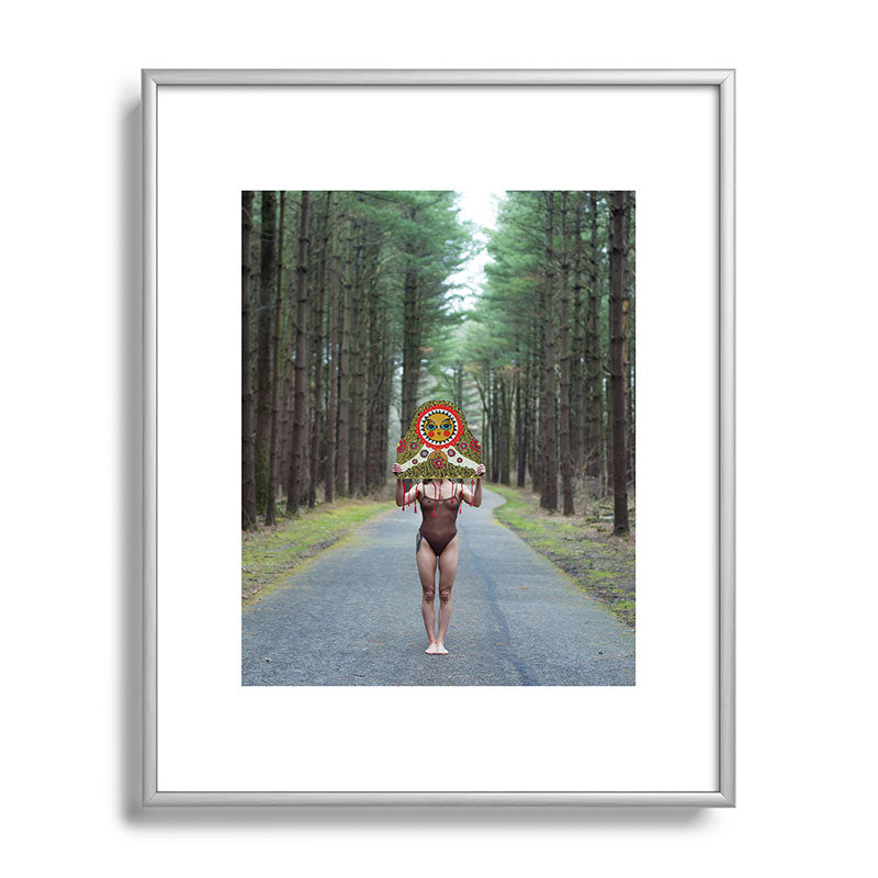 "The Veil" Mask II Framed Art Print
