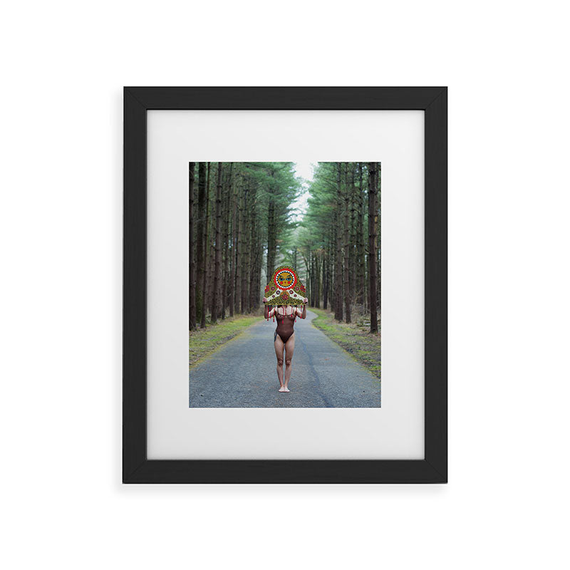 "The Veil" Mask II Framed Art Print