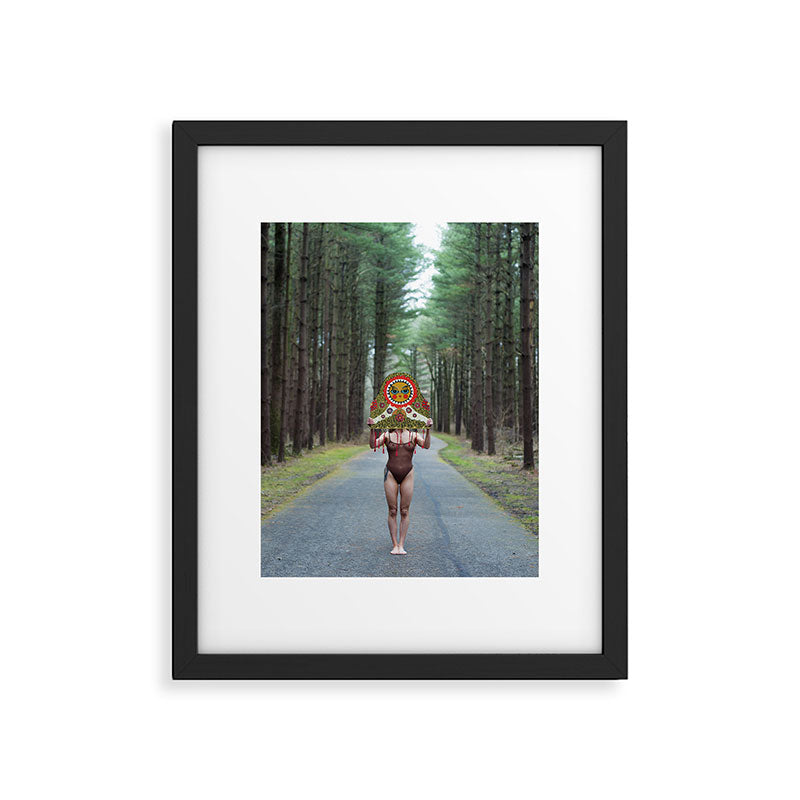 "The Veil" Mask II Framed Art Print