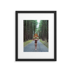 "The Veil" Mask II Framed Art Print