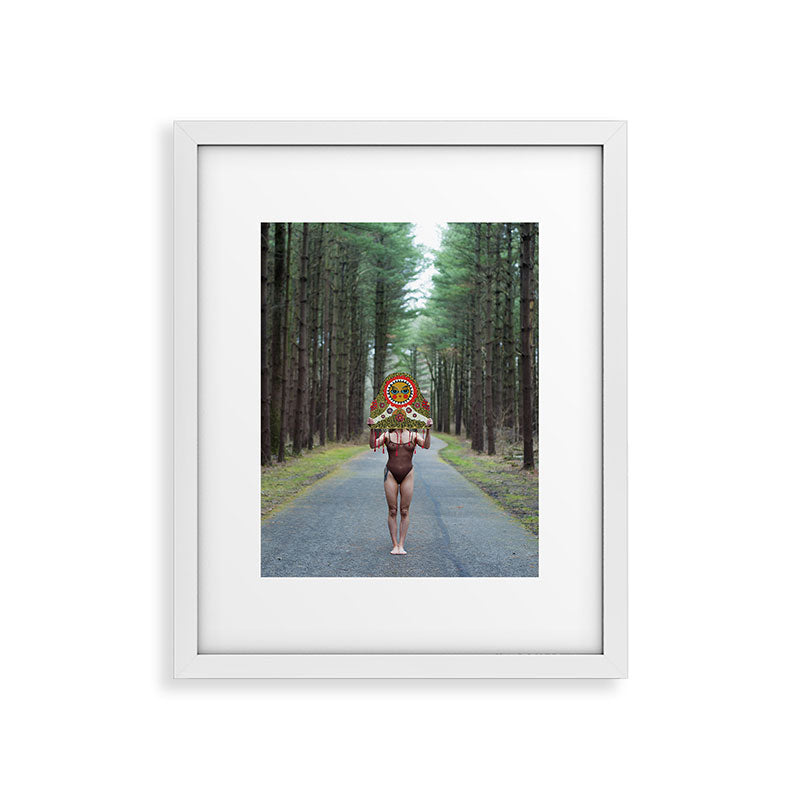 "The Veil" Mask II Framed Art Print