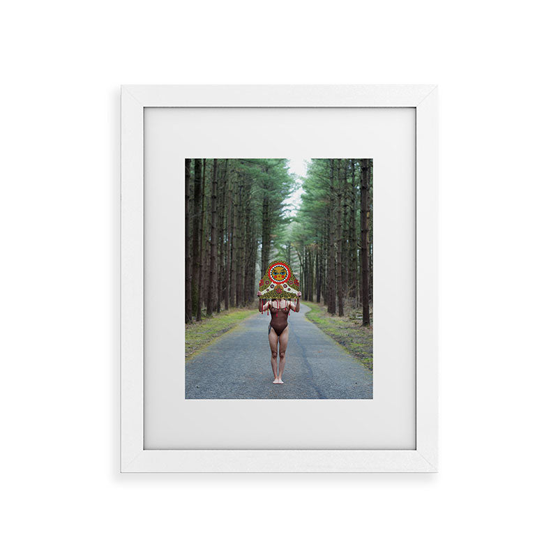 "The Veil" Mask II Framed Art Print