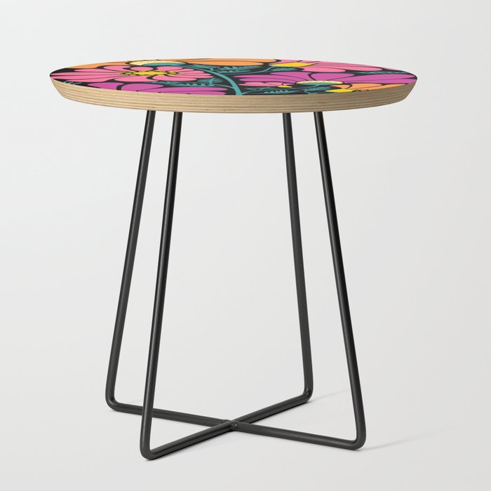 70s Disco Garden Side Table