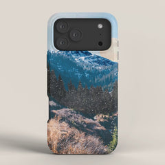 1960's Style Mountain Collage iPhone Case