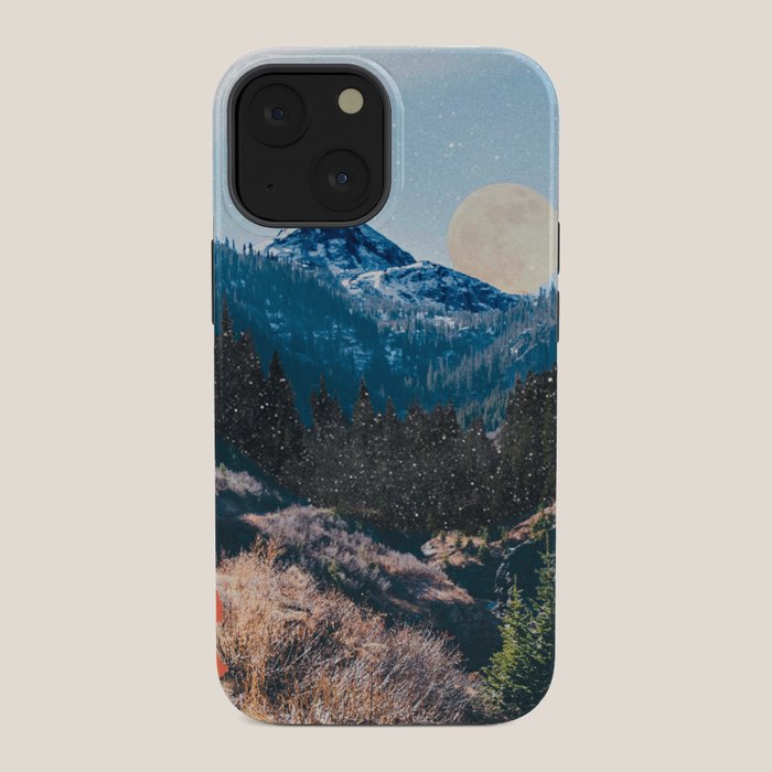 1960's Style Mountain Collage iPhone Case