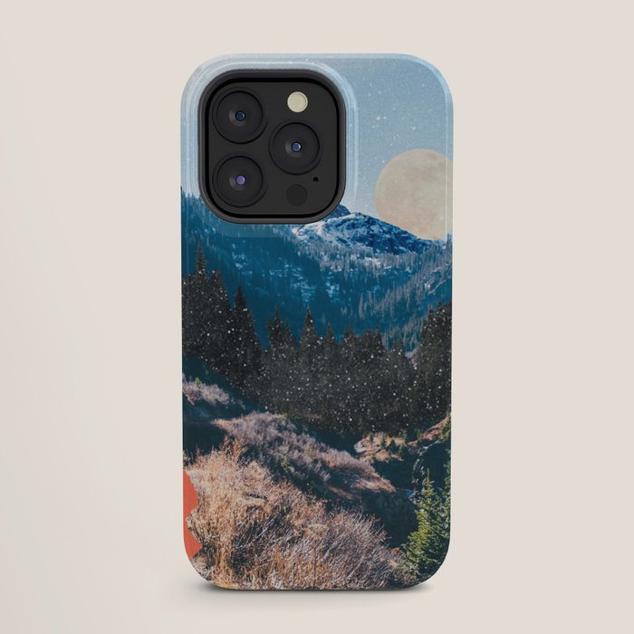 1960's Style Mountain Collage iPhone Case