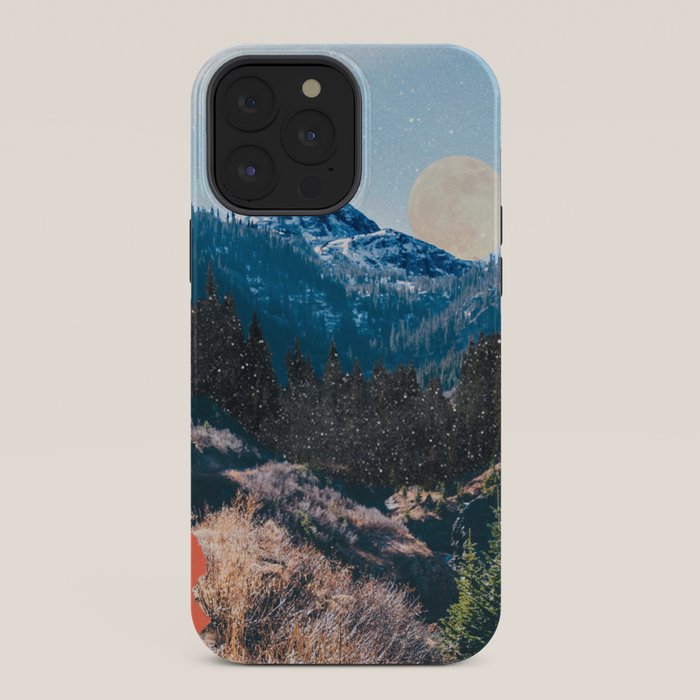 1960's Style Mountain Collage iPhone Case