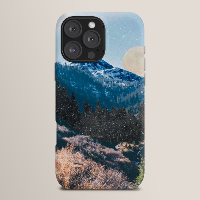1960's Style Mountain Collage iPhone Case
