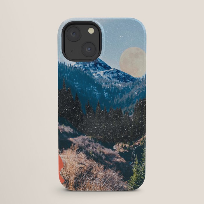 1960's Style Mountain Collage iPhone Case