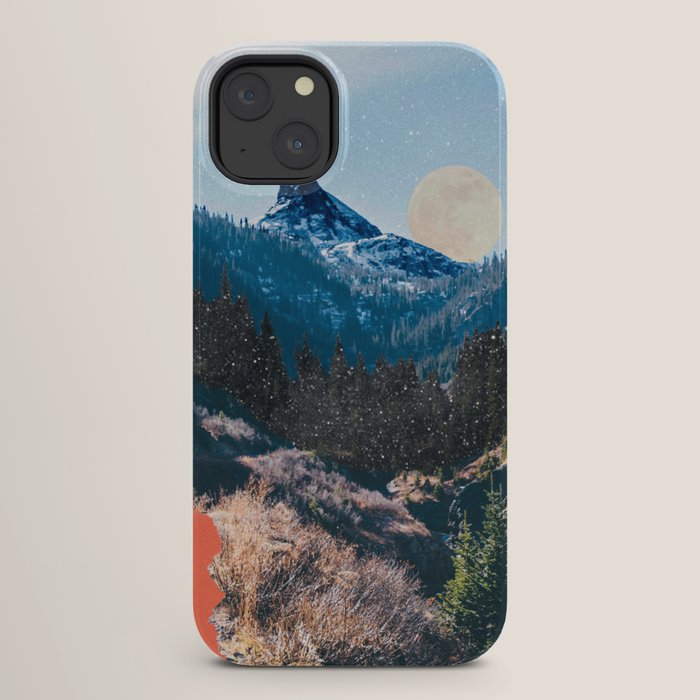 1960's Style Mountain Collage iPhone Case