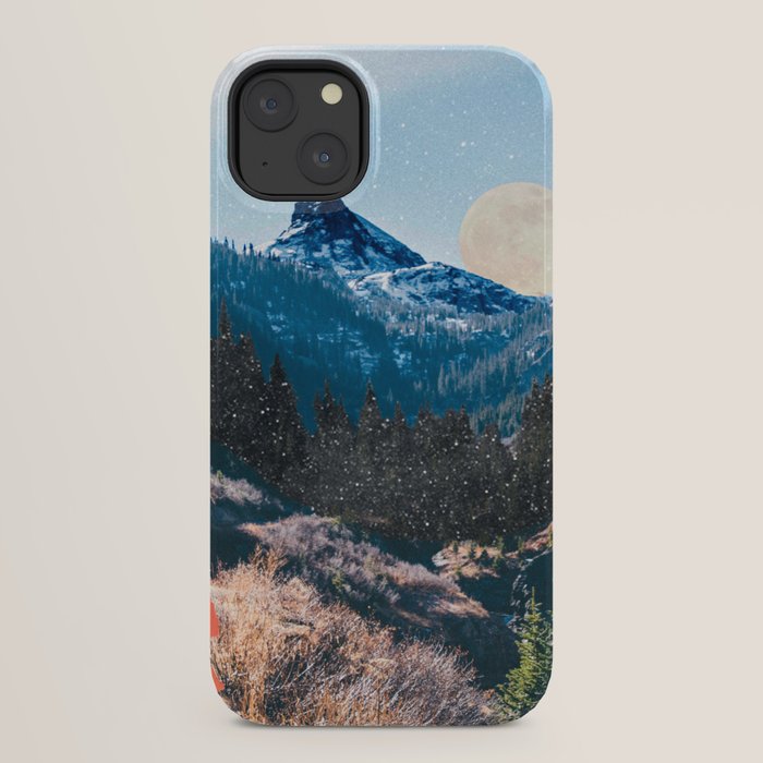 1960's Style Mountain Collage iPhone Case
