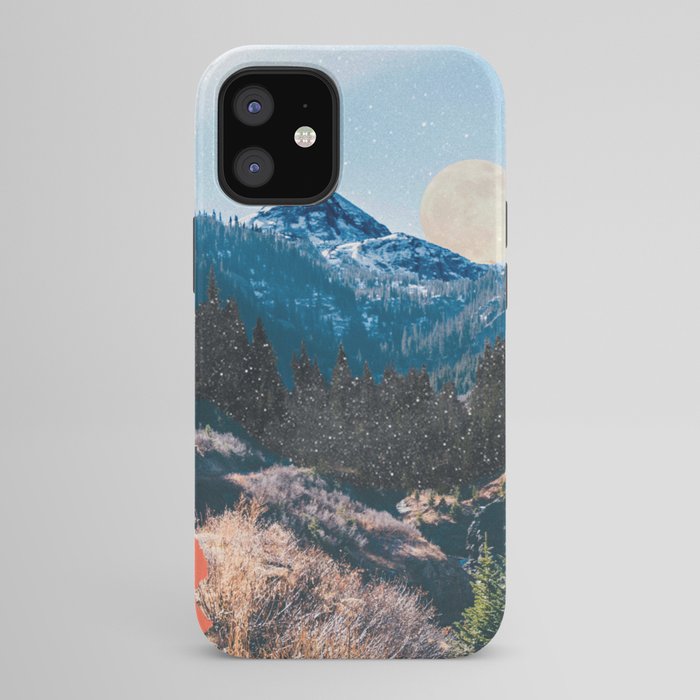 1960's Style Mountain Collage iPhone Case