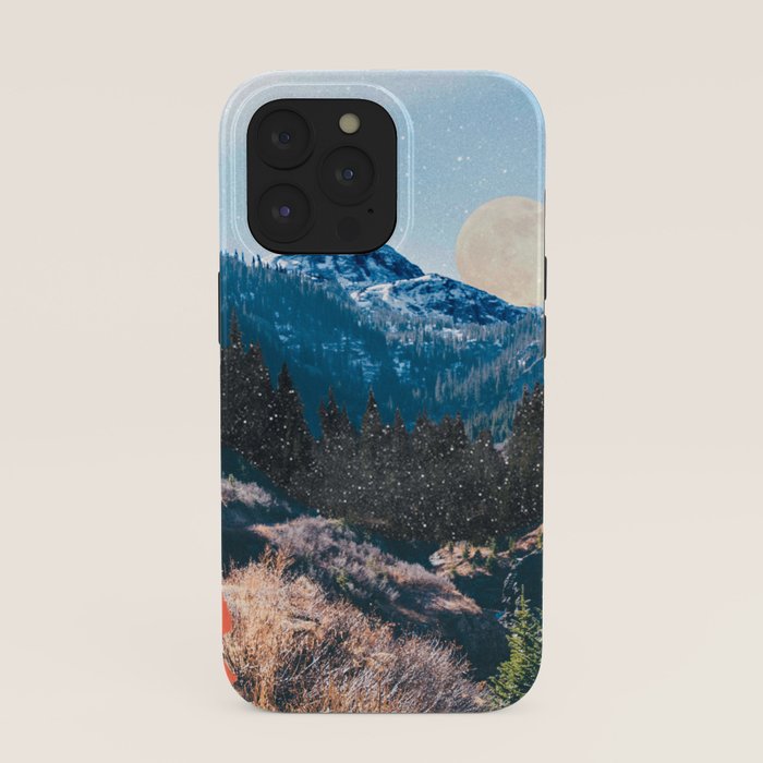 1960's Style Mountain Collage iPhone Case