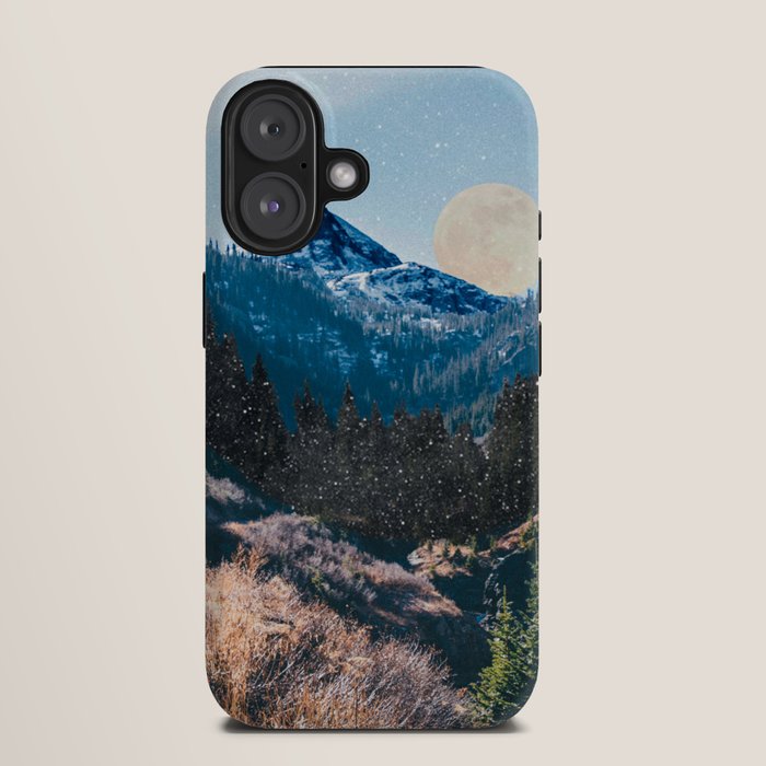 1960's Style Mountain Collage iPhone Case