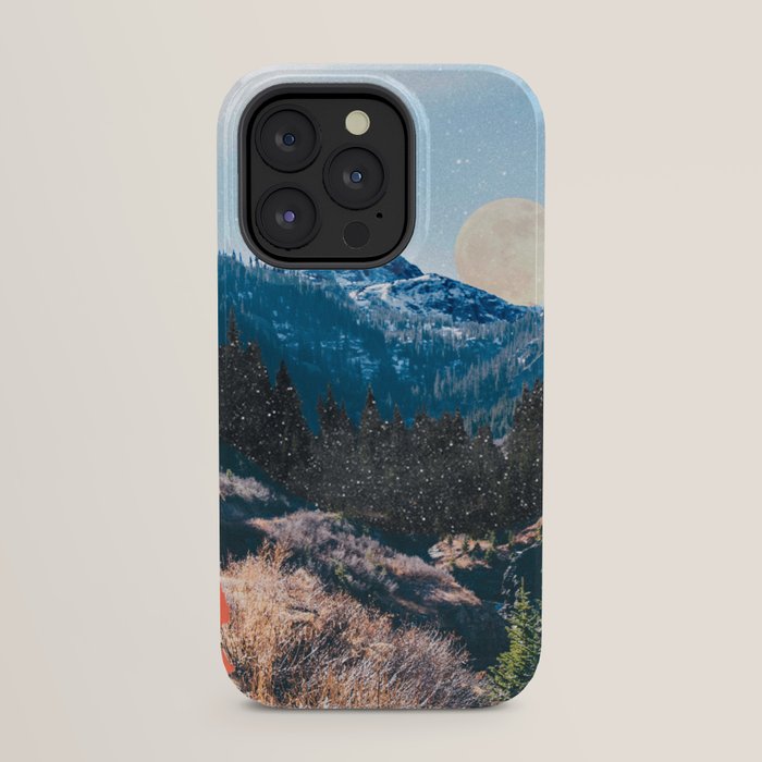 1960's Style Mountain Collage iPhone Case