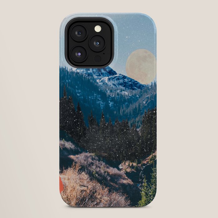 1960's Style Mountain Collage iPhone Case