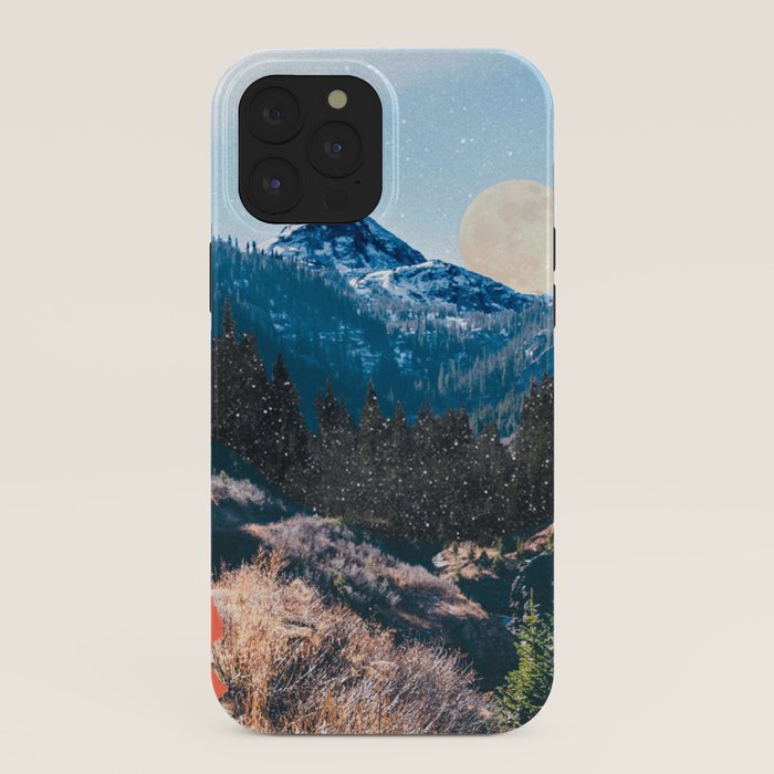 1960's Style Mountain Collage iPhone Case