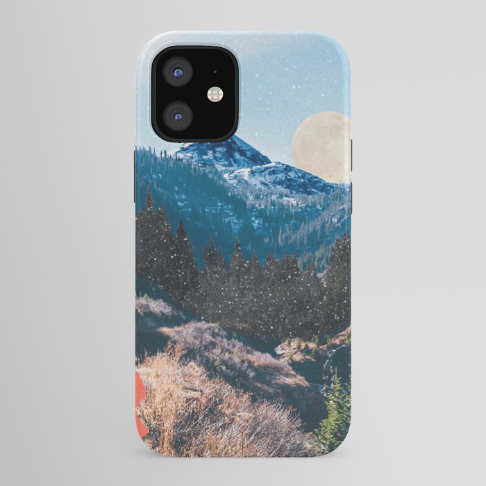 1960's Style Mountain Collage iPhone Case