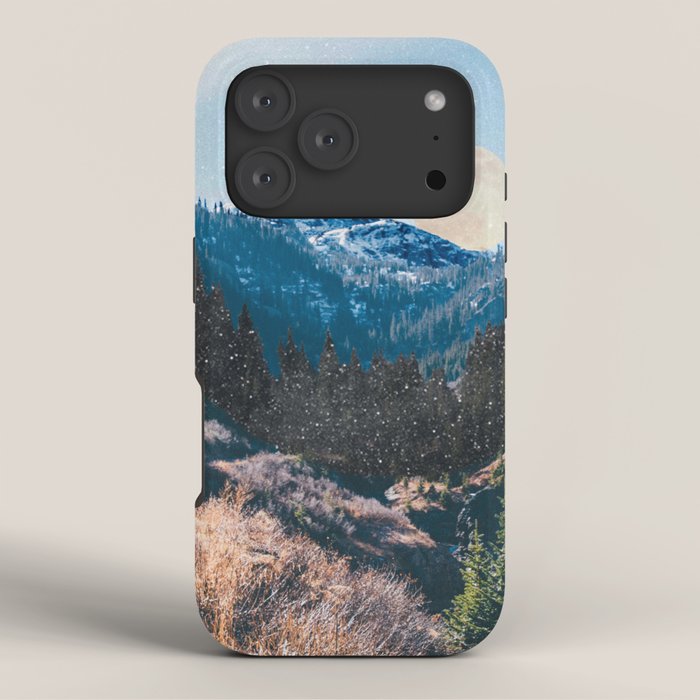 1960's Style Mountain Collage iPhone Case
