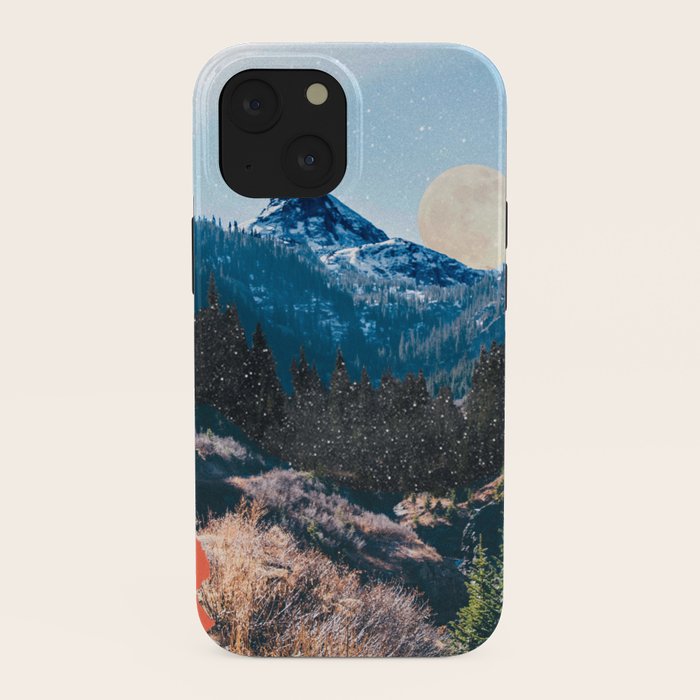 1960's Style Mountain Collage iPhone Case