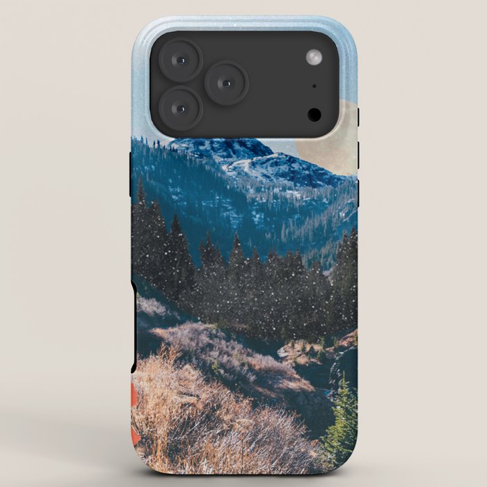 1960's Style Mountain Collage iPhone Case
