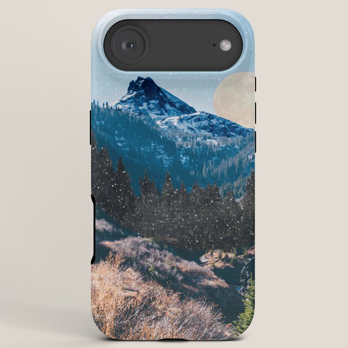 1960's Style Mountain Collage iPhone Case