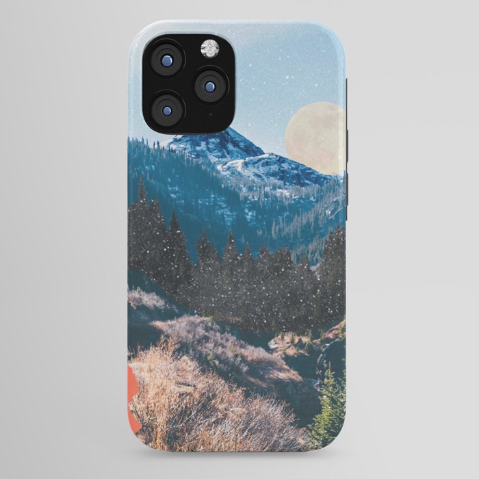 1960's Style Mountain Collage iPhone Case