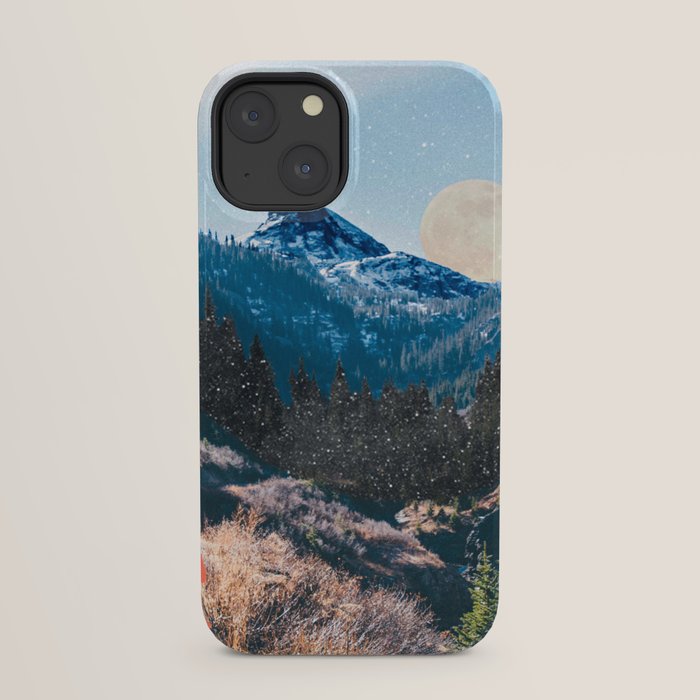 1960's Style Mountain Collage iPhone Case